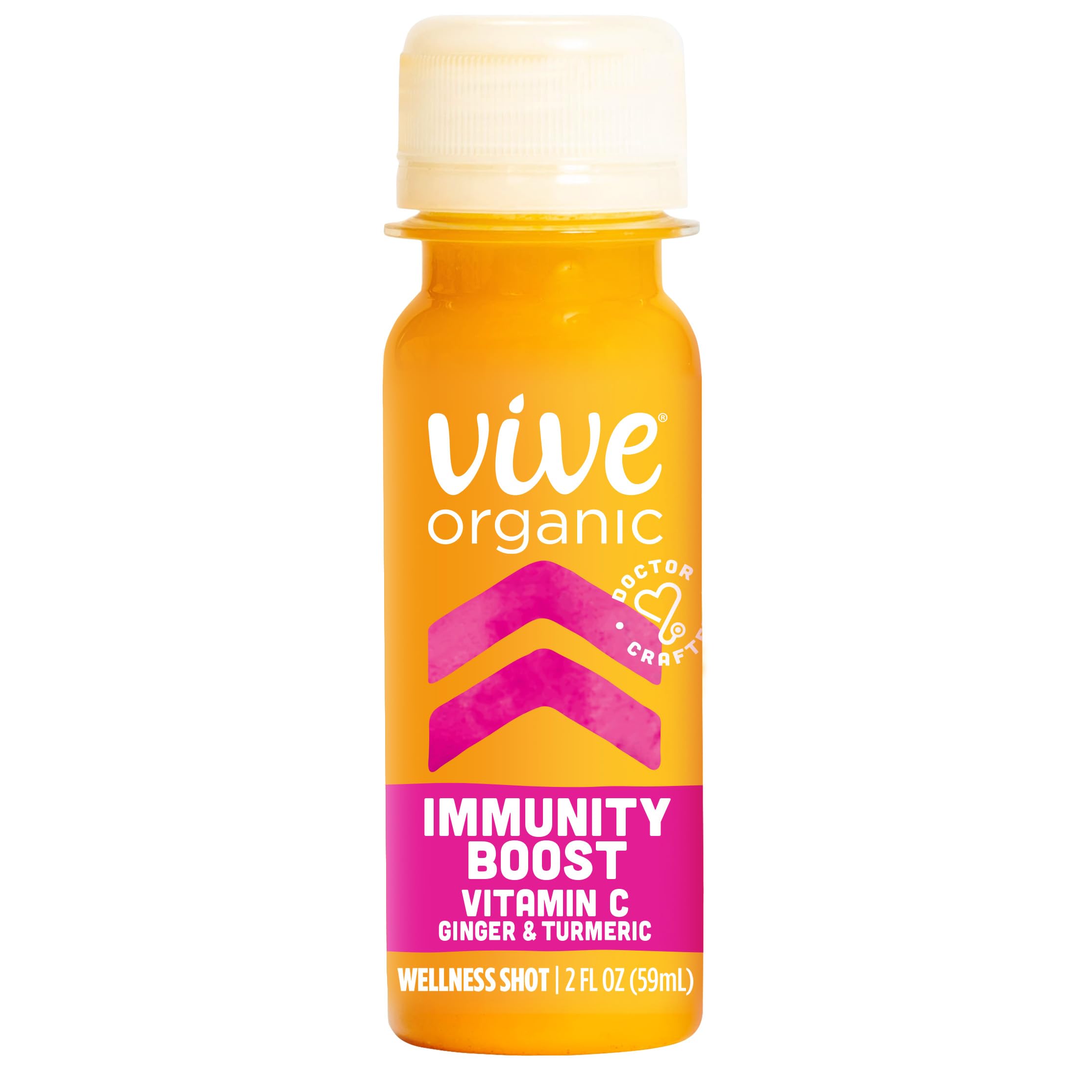  Organic Immunity Boost Vitamin C, Ginger & Turmeric Shot for Adults
| USDA Organic Vive Immunity Boost Vitamin C Shot, 