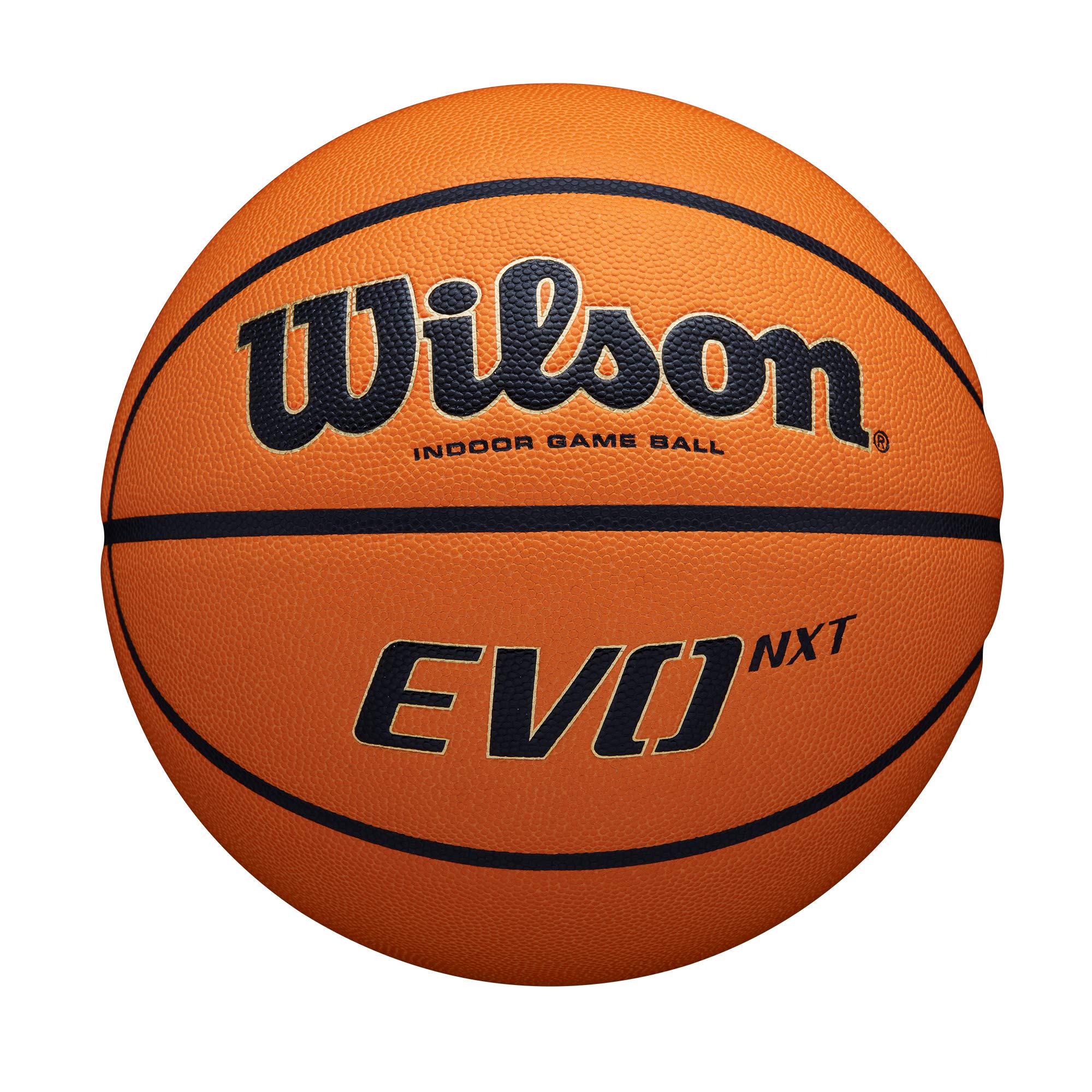 Wilson Evo NXT Indoor Game Basketball for Kids with Durable Rubber Coating Suitable for Home Courts
| Wilson Evo NXT In